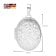 trendor 21571 Medaillon Anhänger 925 Sterlingsilber Oval 31x23 mm 7