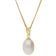 trendor 21560 Women's Pearl Pendant Necklace Gold Plated 925 Silver 1