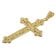 trendor 21660 Herren-Anhänger Orthodoxes Kreuz 925 Silber Vergoldet 54 x 29 mm 2