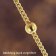 trendor 21662 Women's Anklet Gold Plated 925 Silver Ball Chain 25 cm 2