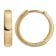 trendor 21696 Damen Ohrringe Gold 333/8K Mattiert Klapp-Creolen 15x3 mm 1