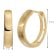 trendor 21696 Damen Ohrringe Gold 333/8K Mattiert Klapp-Creolen 15x3 mm 5