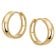 trendor 21697 Unisex Ohrringe Klapp-Creolen Gold 333/8K 15x4 mm 2