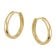 trendor 21699 Damen-Ohrringe Gold 333/8K Klappcreolen 16x2 mm 2