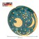 trendor 21453 Damen-Kette Himmelsscheibe von Nebra Silber grün/gold ⌀ 30 mm 6