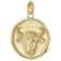 Stier 925 Silber vergoldet