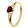 trendor 21842 Damenring Gold 333/8K mit Granat/Zirkonia 1