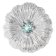 trendor 31162-02 Damen-Kette mit Lotusblatt Silber Rhodiniert mit Blautopas 2
