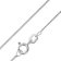 trendor 31162-02 Damen-Kette mit Lotusblatt Silber Rhodiniert mit Blautopas 4