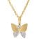 trendor 31195 Anhänger Gold 333/8K Schmetterling Vergoldete Silberkette 1