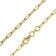 trendor 31253 Damen-Armband 925 Silber Vergoldet 2,5 mm breit 2