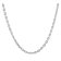 trendor 31222 Halskette 925 Silber Rhodiniert Diamantierte Ankerkette 2,2 mm 2