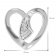 trendor 80234 Silver Pendant Heart Image 4
