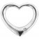 trendor 80272 Silver Pendant Heart Image 1
