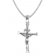 trendor 35852 Silber-Herrenkette mit Kreuz-Anhänger Bild 1