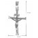 trendor 35852 Silver Men's Necklace with Cross Pendant Image 6
