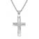 trendor 35868 Silver Necklace with Cross Pendant for Kids Image 1