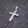 trendor 75449 Cross with Cubic Zirconia 19 mm White Gold 585 / 14K Image 3