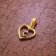 trendor 51850-C Heart Pendant with Letter C Gold Plated 925 Silver Image 3