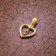 trendor 51850-J Heart Pendant with Letter J Gold Plated 925 Silver Image 3