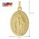 trendor 51935 Milagrosa Pendant 585 (14K) Gold Medal Madonna Image 4