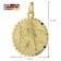 trendor 51934 Christophorus Pendant Gold 585 (14K) Patron Saint 18 mm 5