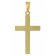 trendor 51943 Kreuz-Anhänger Gold 585 (14Kt) mit Vergoldeter Silberkette Bild 2