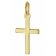 trendor 51954 Children's Cross Pendant Gold 585 on Gold-Plated Silver Chain Image 2