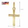 trendor 51954 Children's Cross Pendant Gold 585 on Gold-Plated Silver Chain Image 6