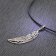 trendor 63522 Necklace With Large Silver Feather Image 3