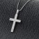 trendor 63836 Herren-Halskette mit Kreuz-Anhänger 925 Silber Bild 3