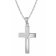 trendor 63607 Silber Herren-Halskette mit Kreuz-Anhänger Bild 1