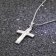 trendor 83624 Men's Necklace with Cross Pendant Silver Image 3