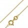 trendor 72436 Necklace 333 Gold 8 K Flat Curb Chain 0.8 mm Width Image 1