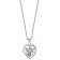trendor 79046 Silver Necklace Heart with Angel Pendant Image 1