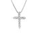 trendor 35907 Cross Pendant with Necklace For Children Silver 925 Image 1