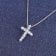 trendor 35907 Cross Pendant with Necklace For Children Silver 925 Image 3