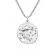 trendor 08441-03 Zodiac Pisces with Necklace 925 Silver Ø 16 mm Image 1