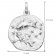 trendor 08441-03 Zodiac Pisces with Necklace 925 Silver Ø 16 mm Image 7