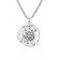 trendor 08448 Silver Zodiac Leo with Necklace Image 1