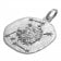 trendor 08448 Silver Zodiac Leo with Necklace Image 2