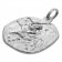 trendor 08452 Silver Zodiac Sagittarius with Necklace Image 2