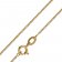 trendor 08489 Crucifix Pendant Gold 333/8K with Gold Plated Mens Necklace Image 4
