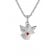 trendor 08470 Silberkette für Kinder Schwebender Engel mit rotem Herz Bild 1