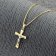 trendor 08566 Kruzifix Gold 333/8 Karat mit plattierter Halskette Bild 3