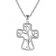 trendor 08821 Halskette und Anhänger Kreuz mit Lebensbaum Silber 925 Bild 1