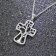 trendor 08821 Halskette und Anhänger Kreuz mit Lebensbaum Silber 925 Bild 3