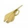 trendor 08950 Ginkgo-Blatt mit Venezianer Halskette Gold 333/8 Karat Bild 2