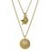 trendor 08995 Silver Necklace with Pendants Gold-Plated Image 1