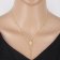 trendor 08997 Halskette für Damen 925 Silber Goldplattiert Zirkonias Bild 3